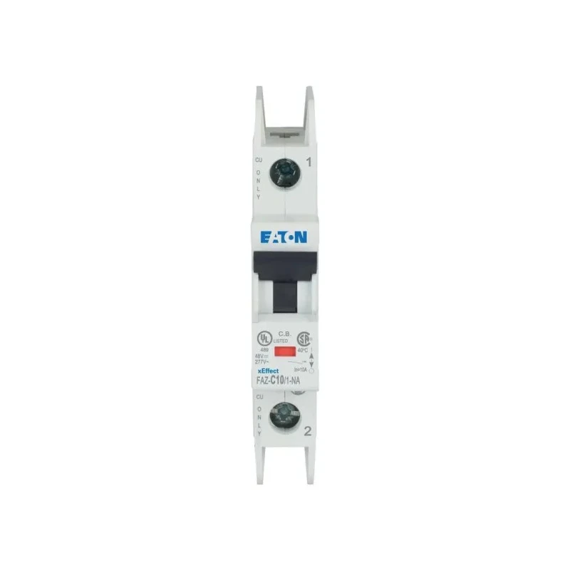 RS PRO xEffect FAZ Miniature Circuit Breaker, 1-Pole, 10A Current Rating, Type C Tripping 102087 FAZ-C10/1-NA