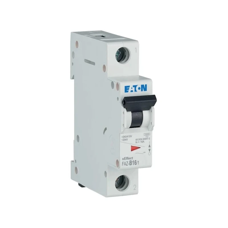 Eaton xEffect Miniature Circuit Breaker, 1-Pole, 16A, Type B, 240V AC, 48V DC, 10 kA Breaking Capacity 278535 FAZ-B16/1
