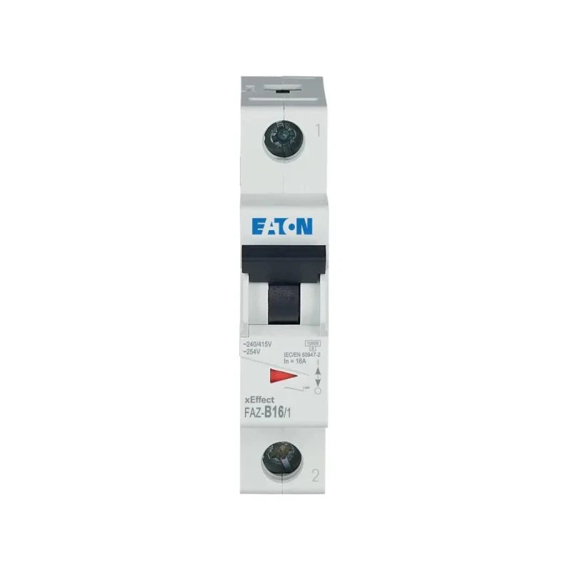 Eaton xEffect Miniature Circuit Breaker, 1-Pole, 16A, Type B, 240V AC, 48V DC, 10 kA Breaking Capacity 278535 FAZ-B16/1