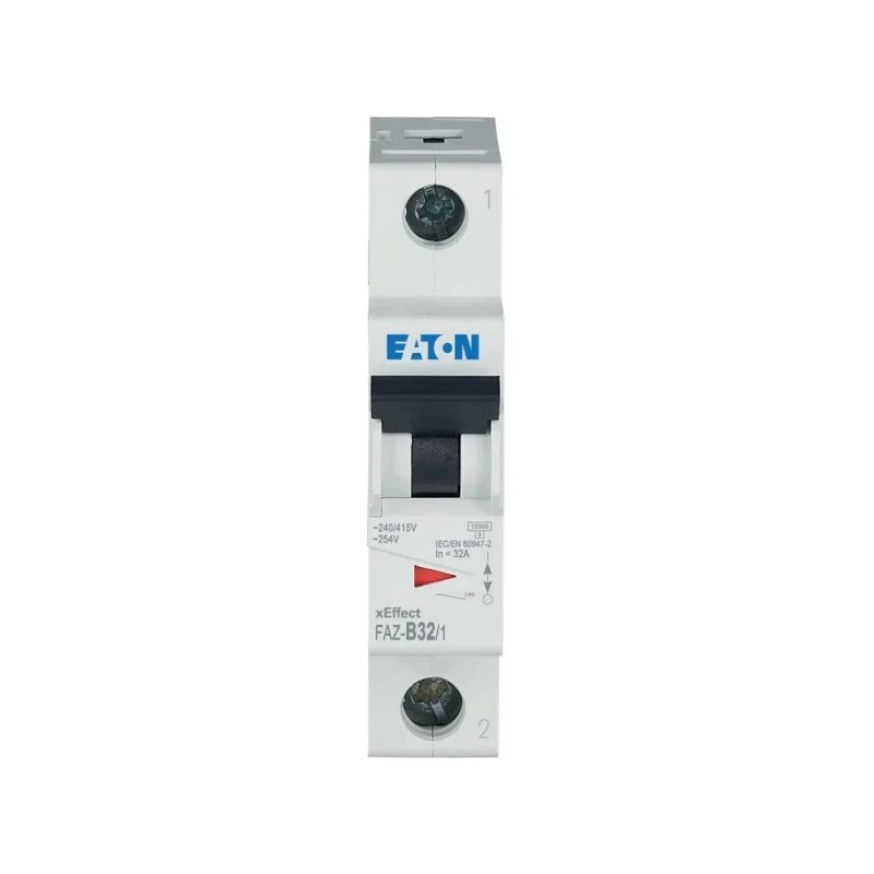 Siemens xEffect Miniature Circuit Breaker 1-Pole 32A Type B 240V AC 48V DC 10 kA Breaking Capacity 278538 FAZ-B32/1