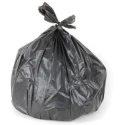 RS PRO Black Polythene Refuse Sack 90L Capacity Heavy Duty 200 Per Pack BK090B1