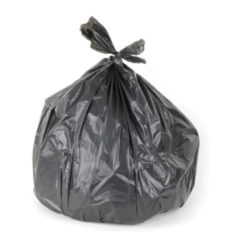 RS PRO Black Polythene Refuse Sack 90L Capacity Heavy Duty 200 Per Pack BK090B1