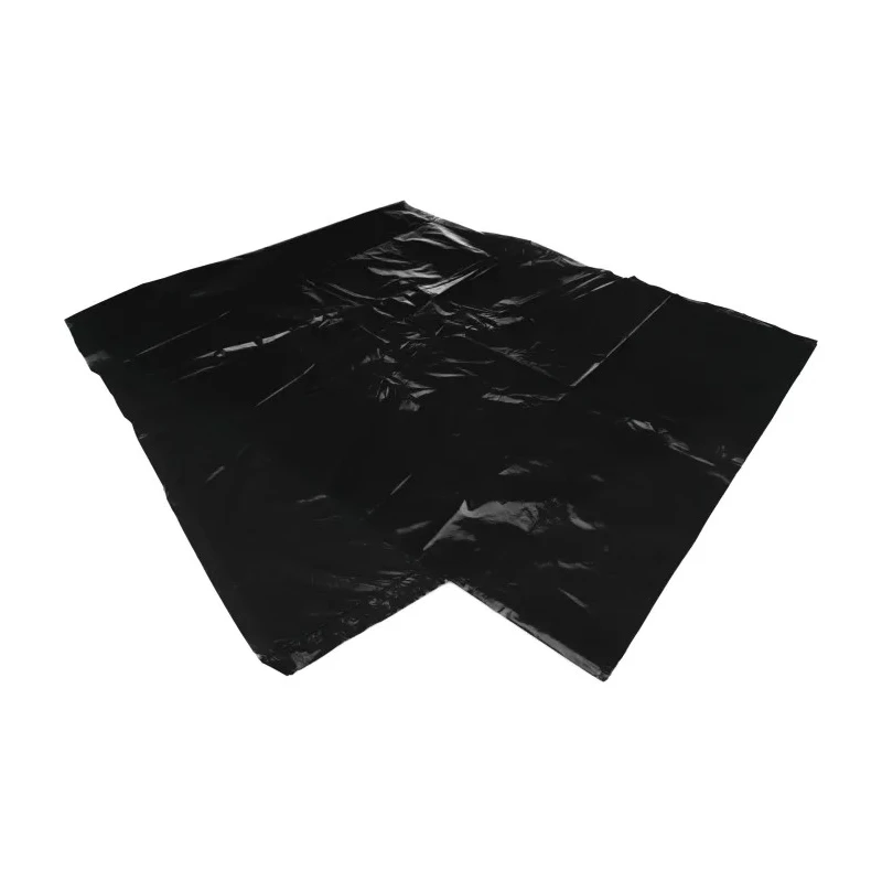 RS PRO Black Polythene Refuse Sack 90L Capacity Heavy Duty 200 Per Pack BK090B1