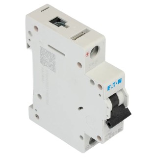 Eaton xEffect Miniature Circuit Breaker 1-Pole 10A Type C 125V DC 10 kA Breaking Capacity 279126 FAZ-C10/1-DC