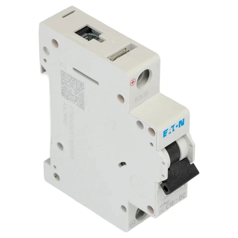 Eaton xEffect Miniature Circuit Breaker 1-Pole 10A Type C 125V DC 10 kA Breaking Capacity 279126 FAZ-C10/1-DC