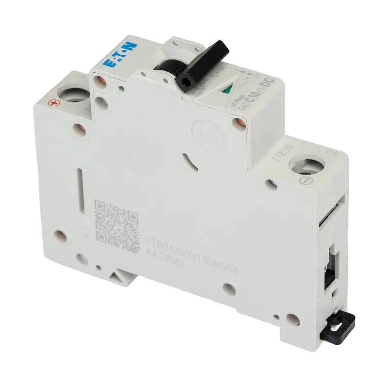 Eaton xEffect Miniature Circuit Breaker 1-Pole 10A Type C 125V DC 10 kA Breaking Capacity 279126 FAZ-C10/1-DC