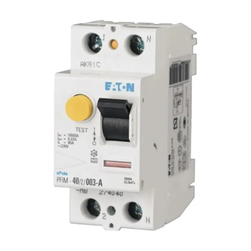 Eaton PFIM Series Residual Current Device 25A 2-Pole 300mA Type A 10kA Breaking Capacity 230/400V 235426 PFIM-25/2/03-A-MW