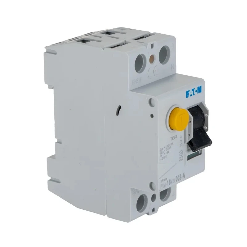 Eaton Residual Current Device 16A 2-Pole 30 mA Type A 10 kA 230V PFIM Series 235423 PFIM-16/2/003-A-MW