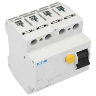 Eaton PFIM Series Residual Current Device 40A 4-Pole 30mA Type A 10kA Breaking Capacity 230V 400V 235439 PFIM-40/4/003-A-MW