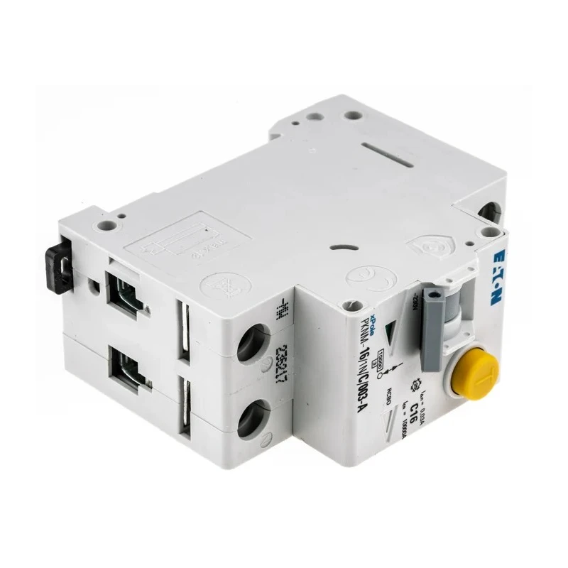 Eaton Residual Current Device PKNM Series 16A 2-Pole 30mA Type C 10kA 230V AC 236217 PKNM-16/1N/C/003-A-MW