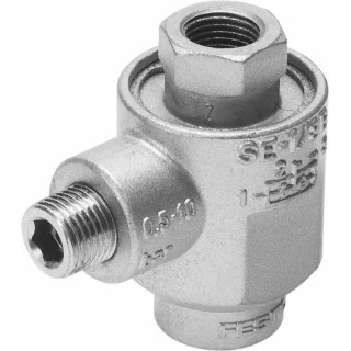 Festo Quick Exhaust Valve 10 bar Die Cast Zinc 1/4 in Male/Female Threaded SE-1/4-B