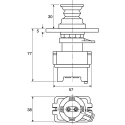 Eaton GHG4188 Series Pull to Release Emergency Stop Push Button Panel Mount 30mm Cutout SPDT IP66 GHG4188