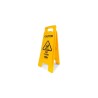 Rubbermaid Commercial Products Floor Sign with Graphics Hazard Warning Sign CAUTION - WET FLOOR FG611277YEL