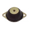 Trelleborg Round M10 Anti-Vibration Mount with 70kg Compression Load, 10mm Bore, 53mm OD, 40mm Height 10-00100