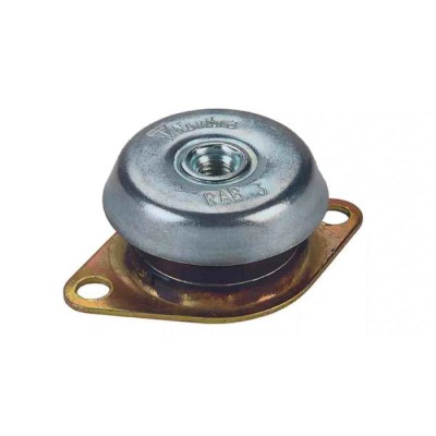 Trelleborg Round M12 Anti-Vibration Mount 130kg Compression, 12mm Bore, 63mm OD, 35mm H 10-00178