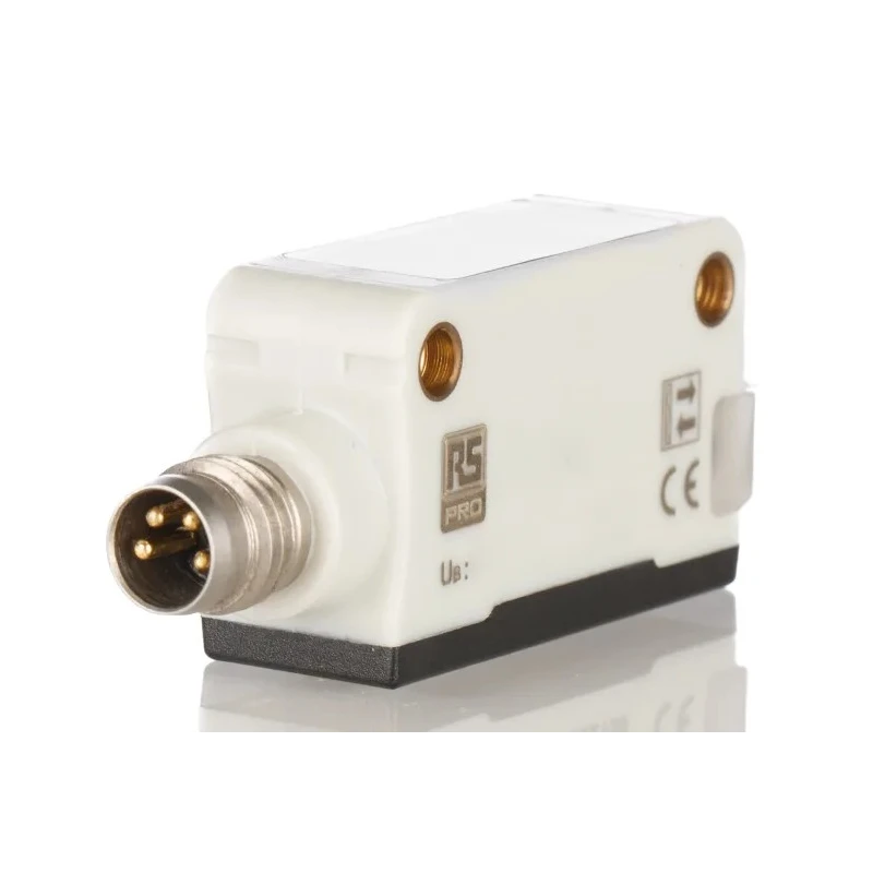 RS PRO Diffuse Reflection Photoelectric Sensor, Block Sensor, 1 m Detection Range, NPN NO/NC Output, M8 Connector IP67