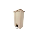 Rubbermaid Commercial Products Legacy Step-On Beige Pedal Plastic Waste Bin 87L FG614600BEIG