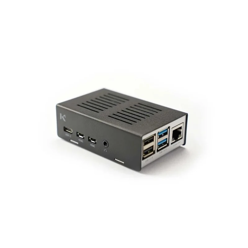 KKSB Aluminium Raspberry Pi Case in Black, Grey 7350001160627
