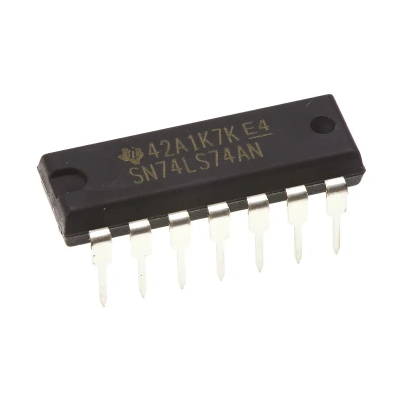Texas Instruments 2 Flip Flop IC LS, 14-Pin PDIP SN74LS74AN