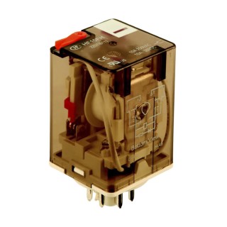Hongfa Europe GMBH Power Relay, 120V AC Coil, 10A Switching Current, DPDT Contact Configuration HF10FH120D2ZDT