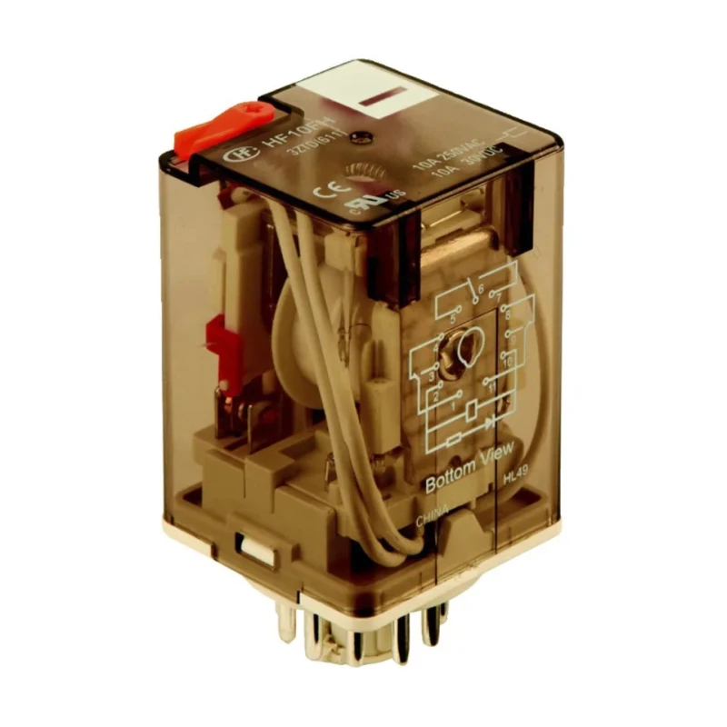Hongfa Europe GMBH Power Relay 230V AC Coil 10A Switching Current 3PDT HF10FH230A3ZDT