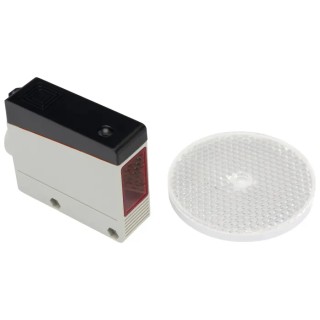 RS PRO Polarised Retro Reflection Photoelectric Sensor Block Sensor 12 m Detection Range NPN NO/NC IP67 IP67