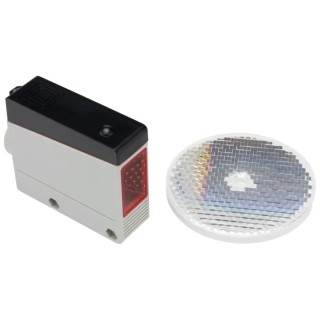 RS PRO Polarised Retro Reflection Photoelectric Sensor, Block Style, 12 m Detection Range, Relay Output, IP67, Model 202-5459