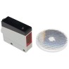 RS PRO Polarised Retro Reflection Photoelectric Sensor, Block Style, 12 m Detection Range, Relay Output, IP67, Model 202-5459
