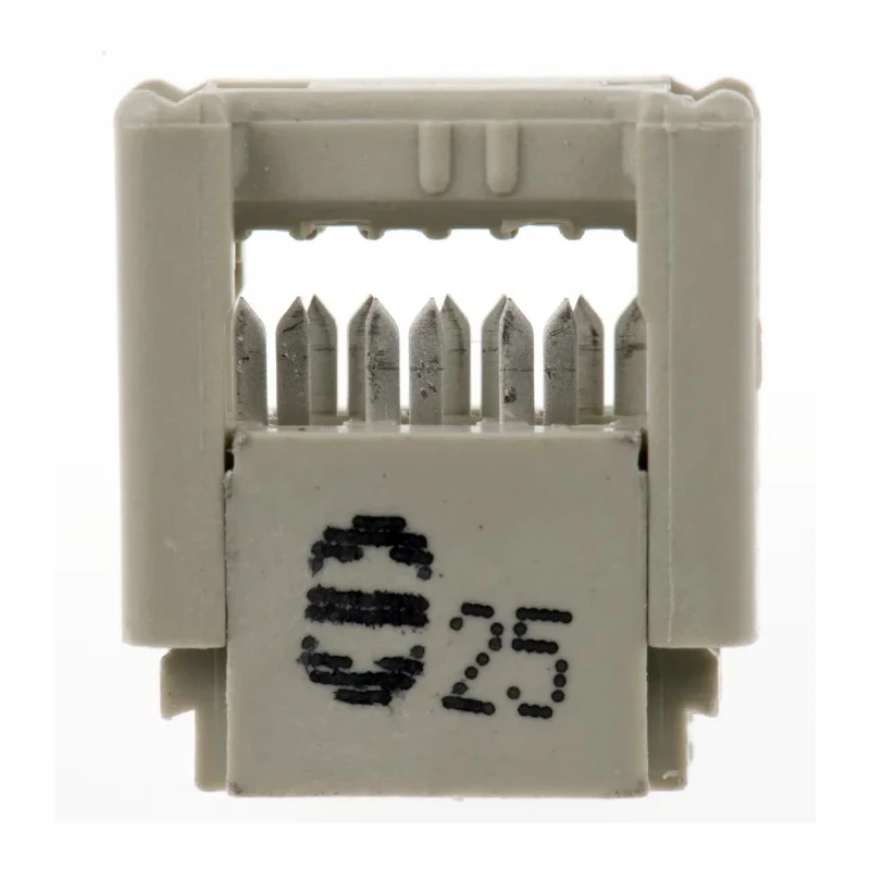 HARTING 6-Way 2-Row Female IDC Connector for Cable 320V AC 1A Shrouded Right Angle SEK 18 Series 09185067803