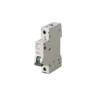 Siemens SENTRON Miniature Circuit Breaker, 1-Pole, 6A Current Rating, Type C, 400V AC, 72V DC, 6kA Breaking 5SL6106-7