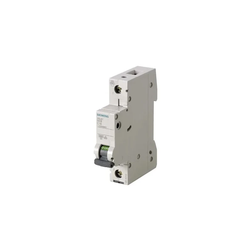 Siemens SENTRON Miniature Circuit Breaker, 1-Pole, 6A Current Rating, Type C, 400V AC, 72V DC, 6kA Breaking 5SL6106-7