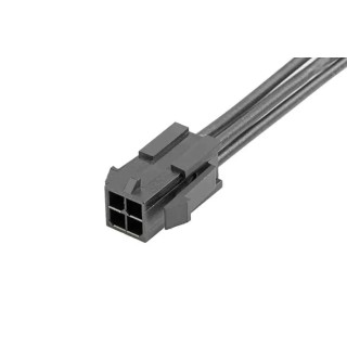 Molex Wire to Board Cable 4 Way Male Micro-Fit 3.0 to 4 Way Male Micro-Fit 3.0, 150 mm Length, Nylon Jacket, 300V 2147572041