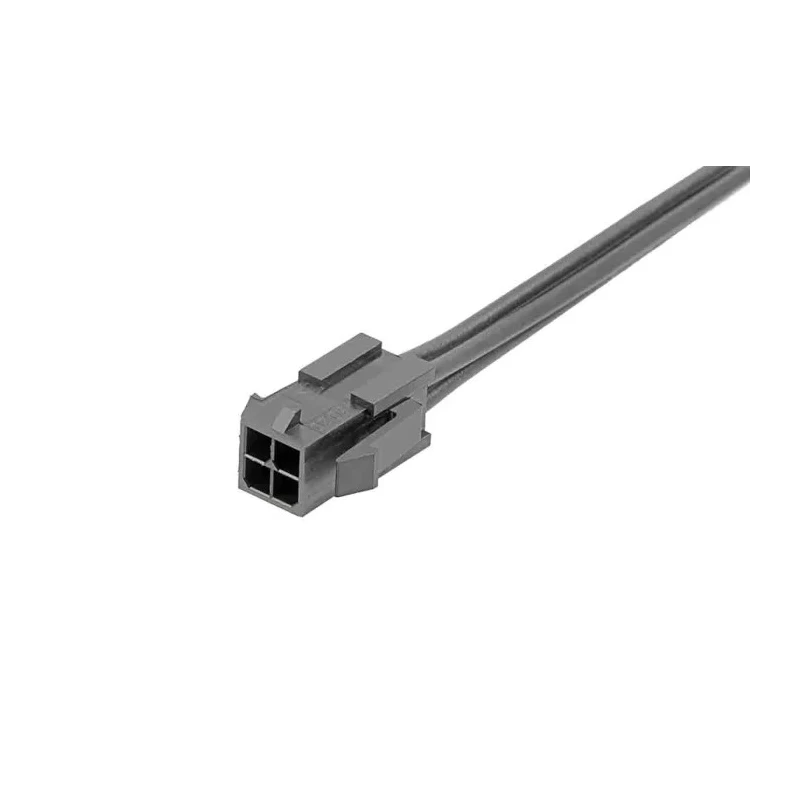 Molex Wire to Board Cable 4 Way Male Micro-Fit 3.0 to 4 Way Male Unterminated Wire, 150 mm 2147582041