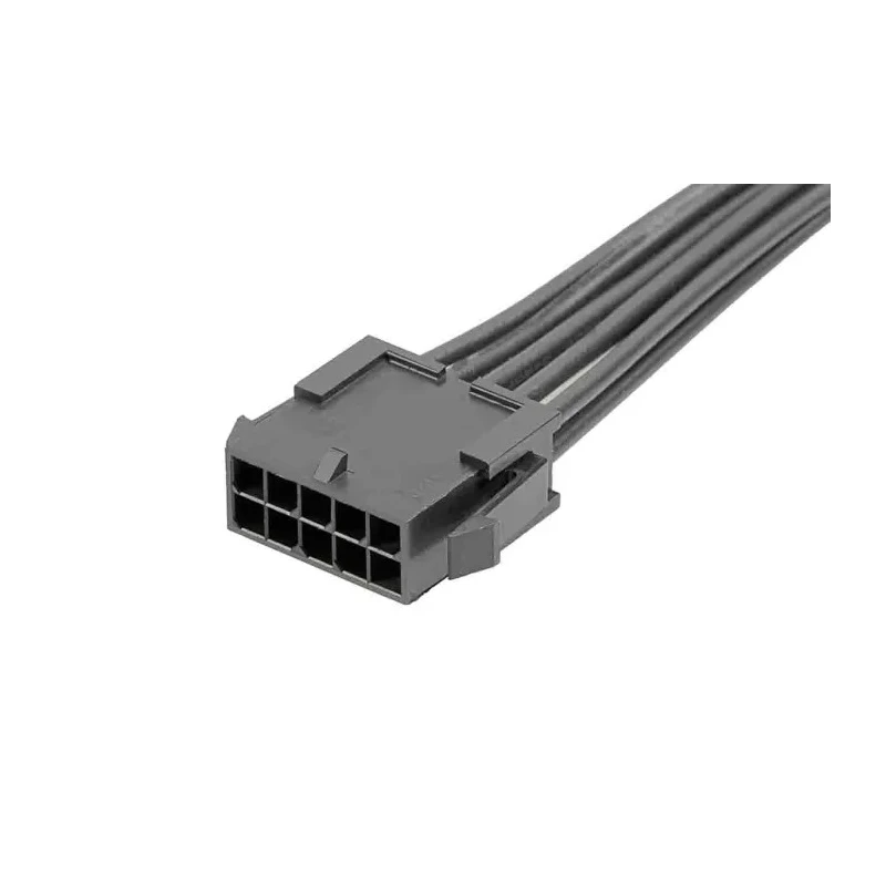 Molex Wire to Board Cable 10 Way Male Micro-Fit 3.0 to 10 Way Male Unterminated Nylon Jacket 600mm 300V 2147582103