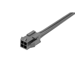Molex Wire to Board Cable 4 Way Male Micro-Fit 3.0 Connector to 4 Way Male Unterminated Nylon Jacket Cable 300 mm 2147581042