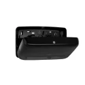 Tork Black Plastic Twin Mini Jumbo Toilet Roll Dispenser 146 mm x 256 mm x 432 mm 555508