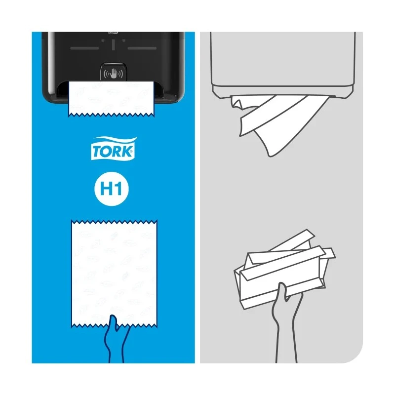 Tork Plastic Black Wall Mount Paper Towel Dispenser 206 mm x 368 mm x 331 mm 551108