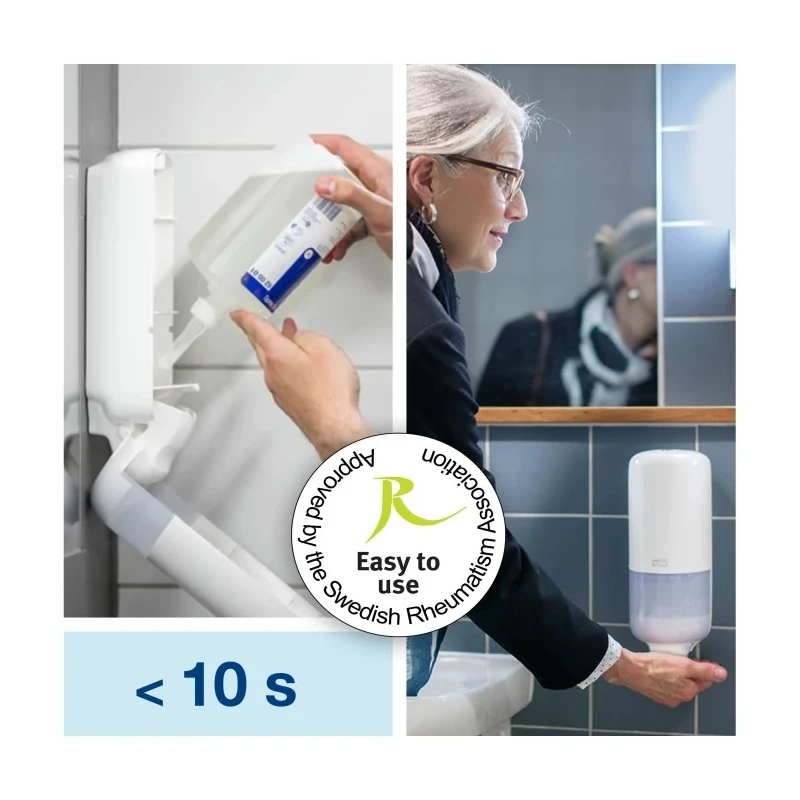 Tork Wall Mounted Automatic Foam Soap Dispenser Stainless Steel 1 L 460009
