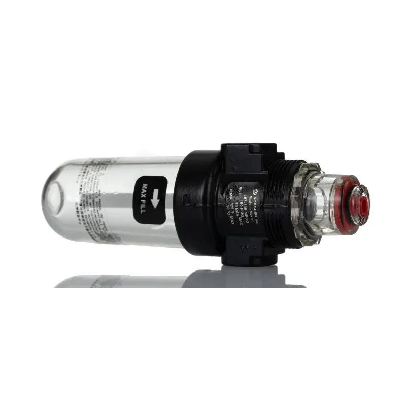 Norgren 1/8 in Pneumatic Air Lubricator 10 bar Polycarbonate Bowl 31ml Capacity L07-100-MPQG
