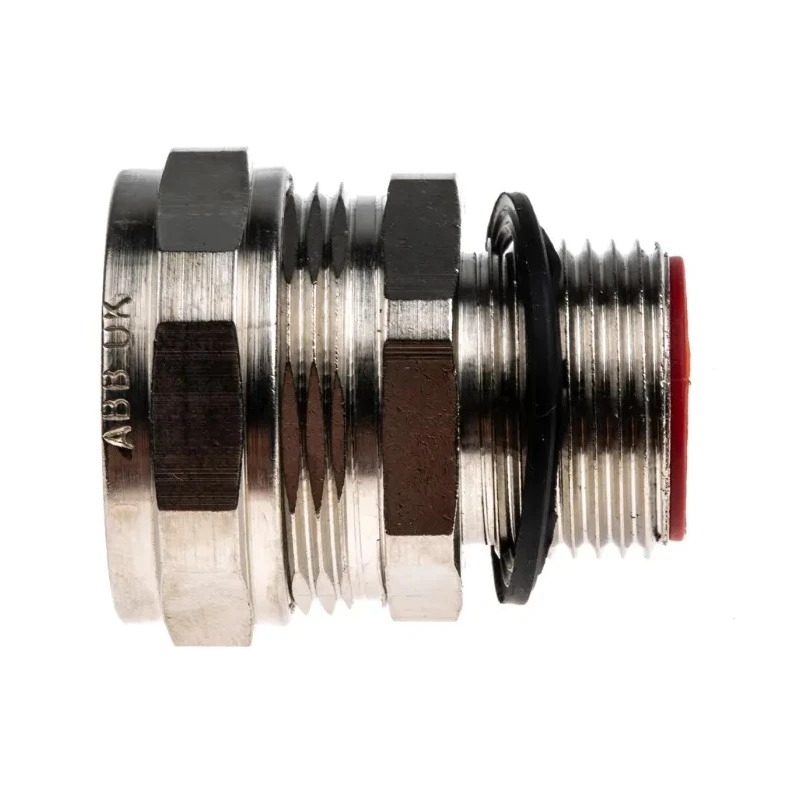 Adaptaflex Nickel Plated Brass Conduit Fitting 20 mm Nominal Size M20 Thread Size CE Certified 7TCA296030R0163 SPL20/M20/M