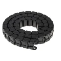 Igus Cable Trunking Black W27mm x D15mm, 1m Length, 38mm Min. Bend Radius, Igumid GLW W27mm