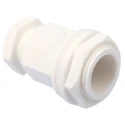 RS PRO White Plastic M20 Thread Cable Gland, 7 mm minimum Cable Diameter, 10.5 mm maximum, IP55 Protection 127-394