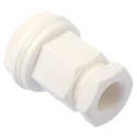 RS PRO White Plastic M20 Thread Cable Gland, 7 mm minimum Cable Diameter, 10.5 mm maximum, IP55 Protection 127-394