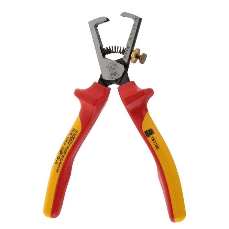 RS PRO Insulated Dual Component Wire Stripper 5 to 10 mm, 160mm Overall 161-186