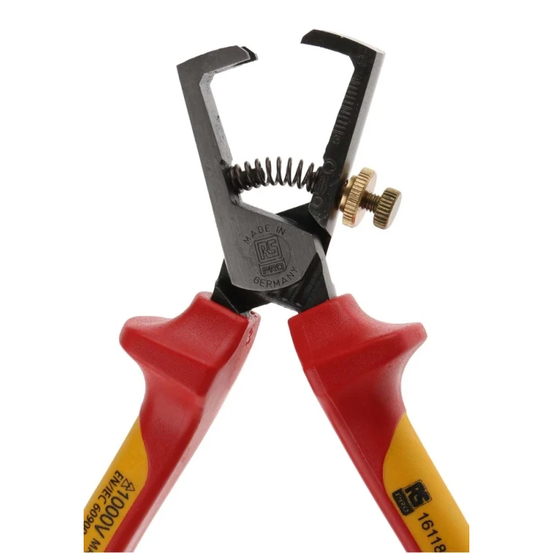 RS PRO Insulated Dual Component Wire Stripper 5 to 10 mm, 160mm Overall 161-186