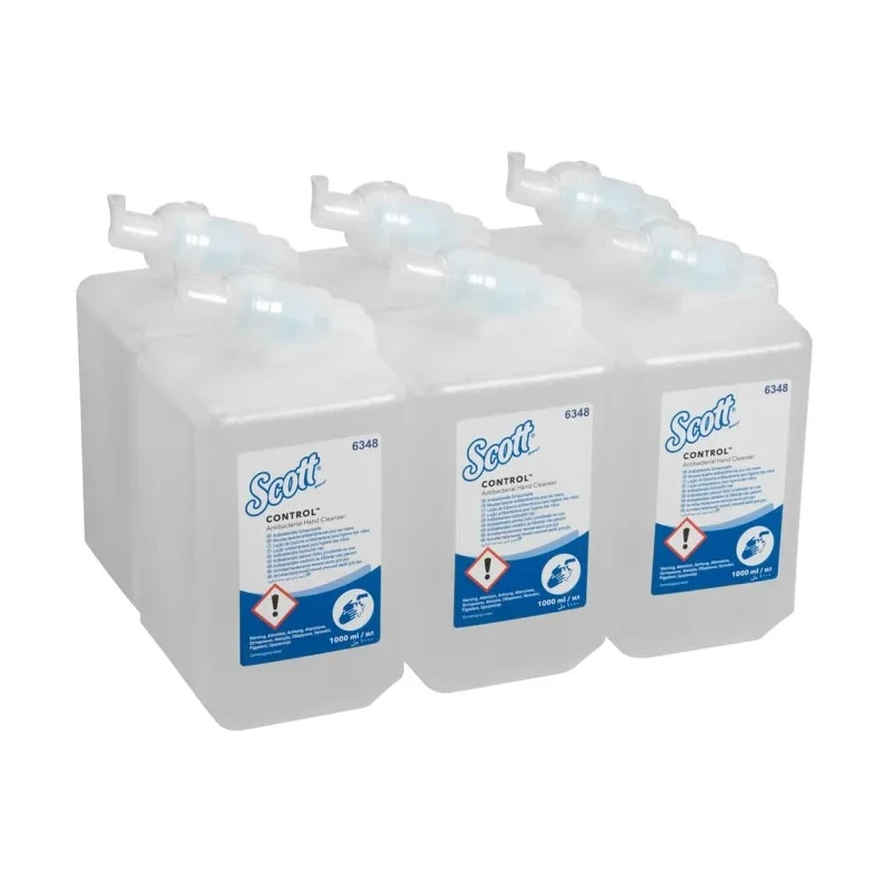SCOTT Unscented Hand Cleaner & Soap Anti-Bacterial Foam 1 L Cassette 6348