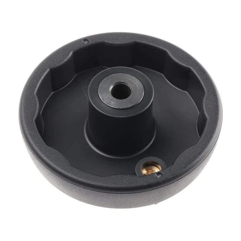 Elesa Black Technopolymer Revolving Hand Wheel 83 mm Diameter 72651