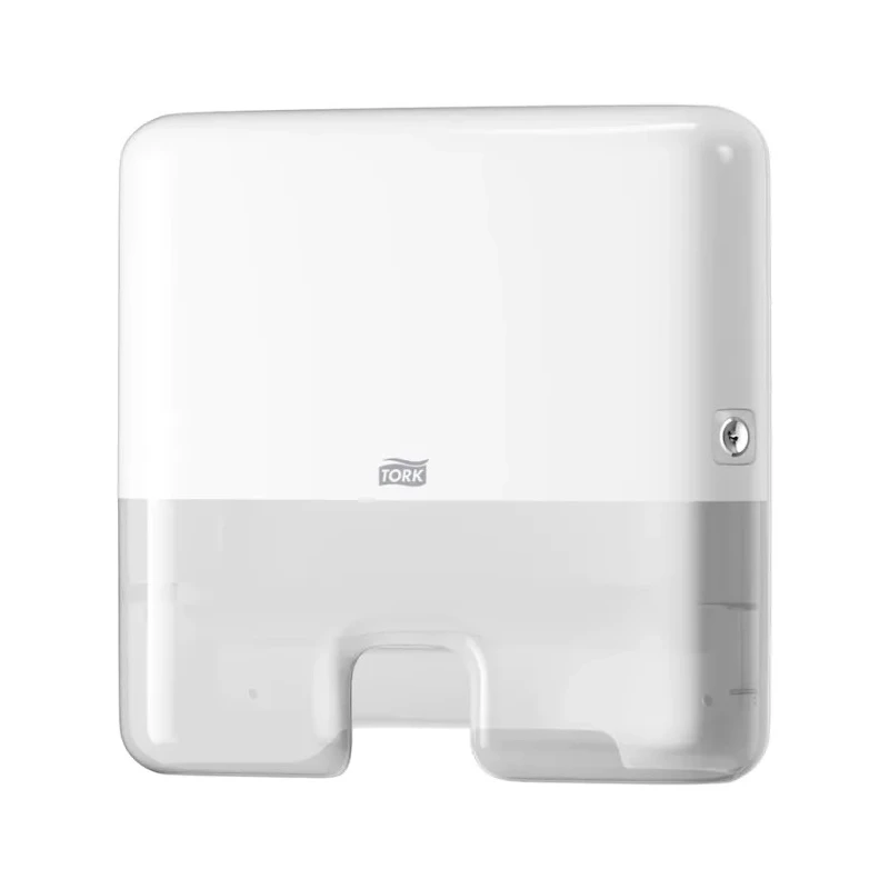 Tork Plastic White Wall Mounting Paper Towel Dispenser 101 mm x 295 mm x 302 mm 552100