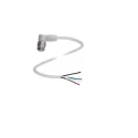 Pepperl + Fuchs Female 4 Way Right Angle to Unterminated Sensor Actuator Cable, Polypropylene Grey Jacket V1-WV4A-10M-PP-H1