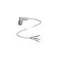 Pepperl + Fuchs Female 4 Way Right Angle to Unterminated Sensor Actuator Cable, Polypropylene Grey Jacket V1-WV4A-10M-PP-H1